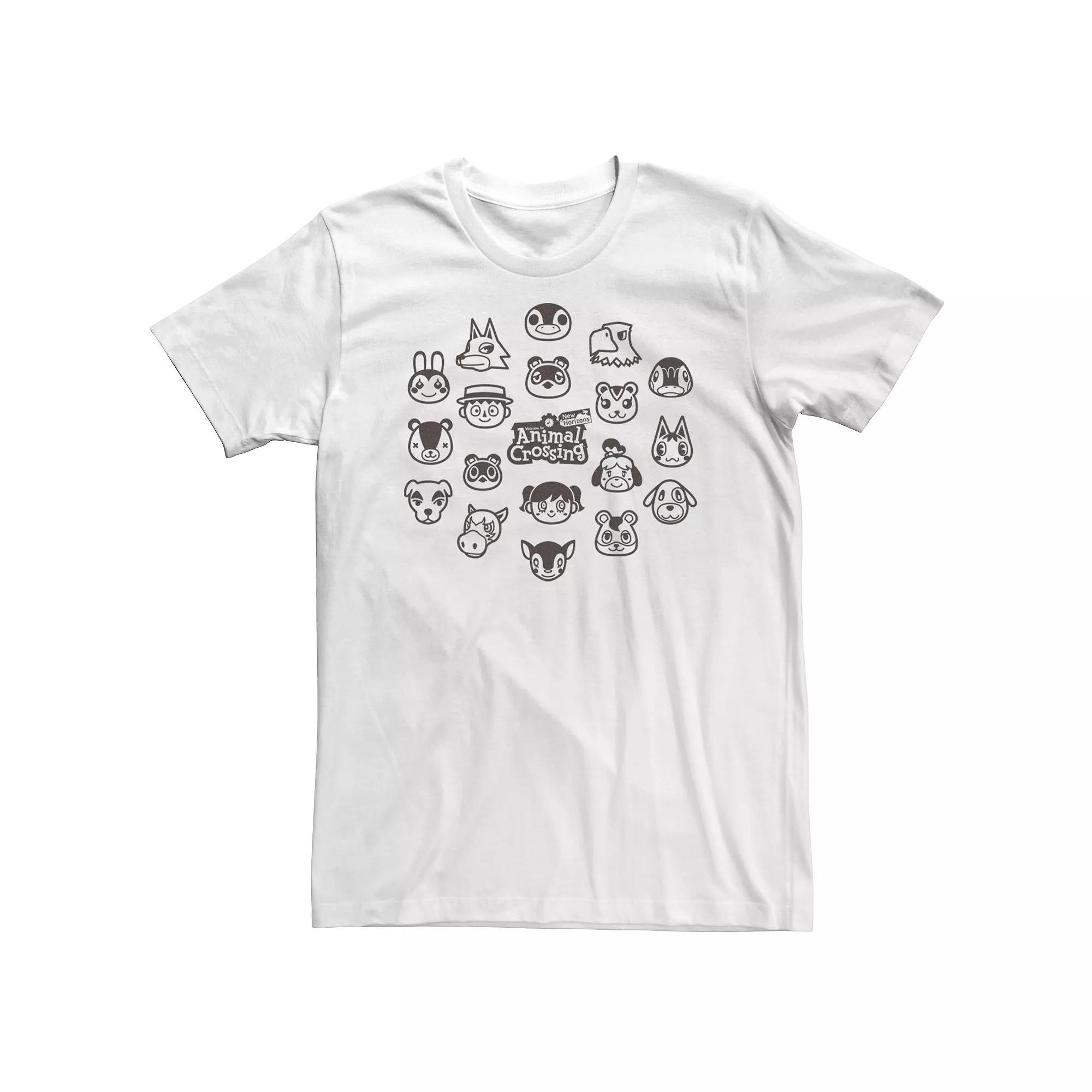 Big & Tall Animal Crossing New Horizons Group Shot Villagers Tee, Men's,  Product Image