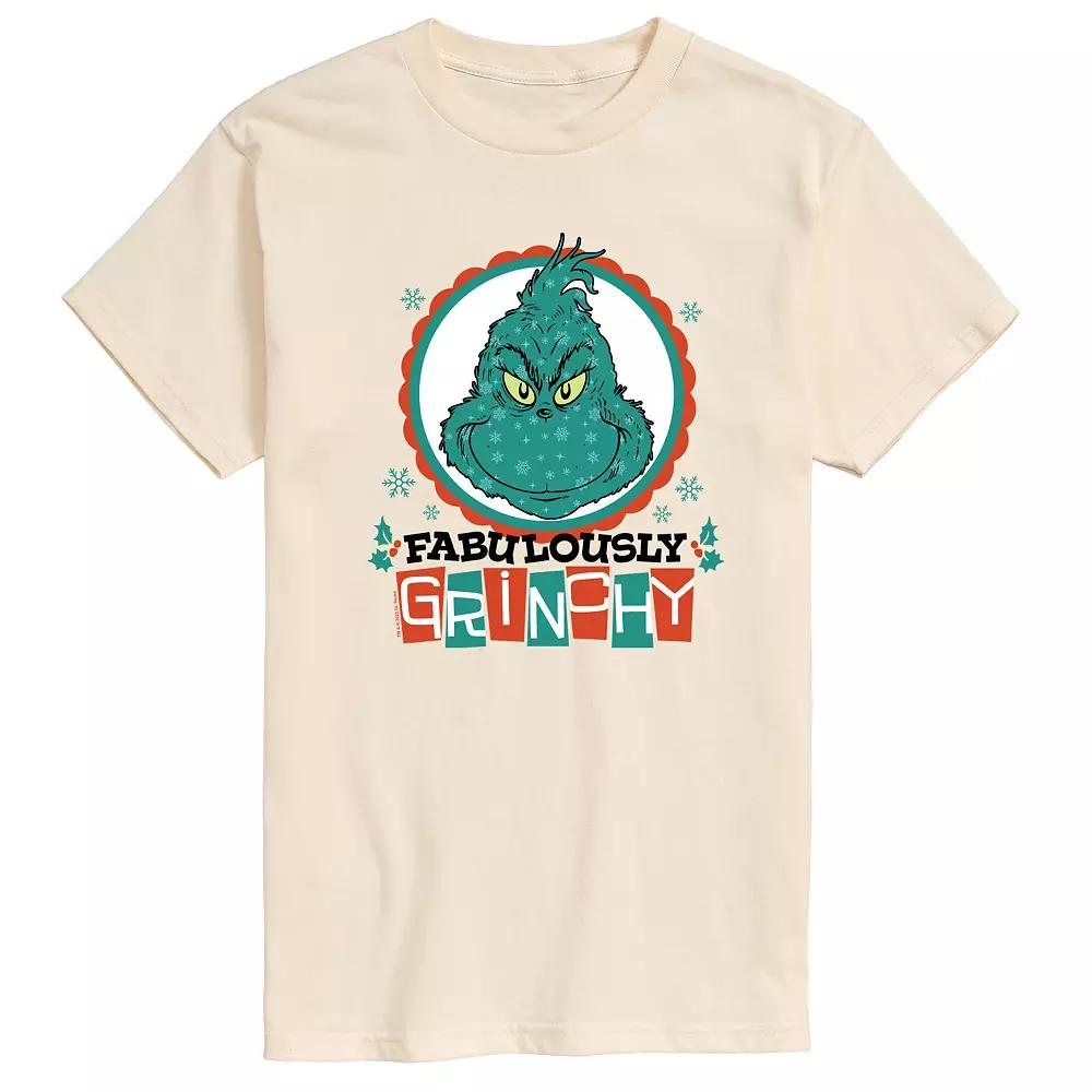Men's Dr. Seuss The Grinch Fabulously Grinchy Graphic Tee,  Product Image
