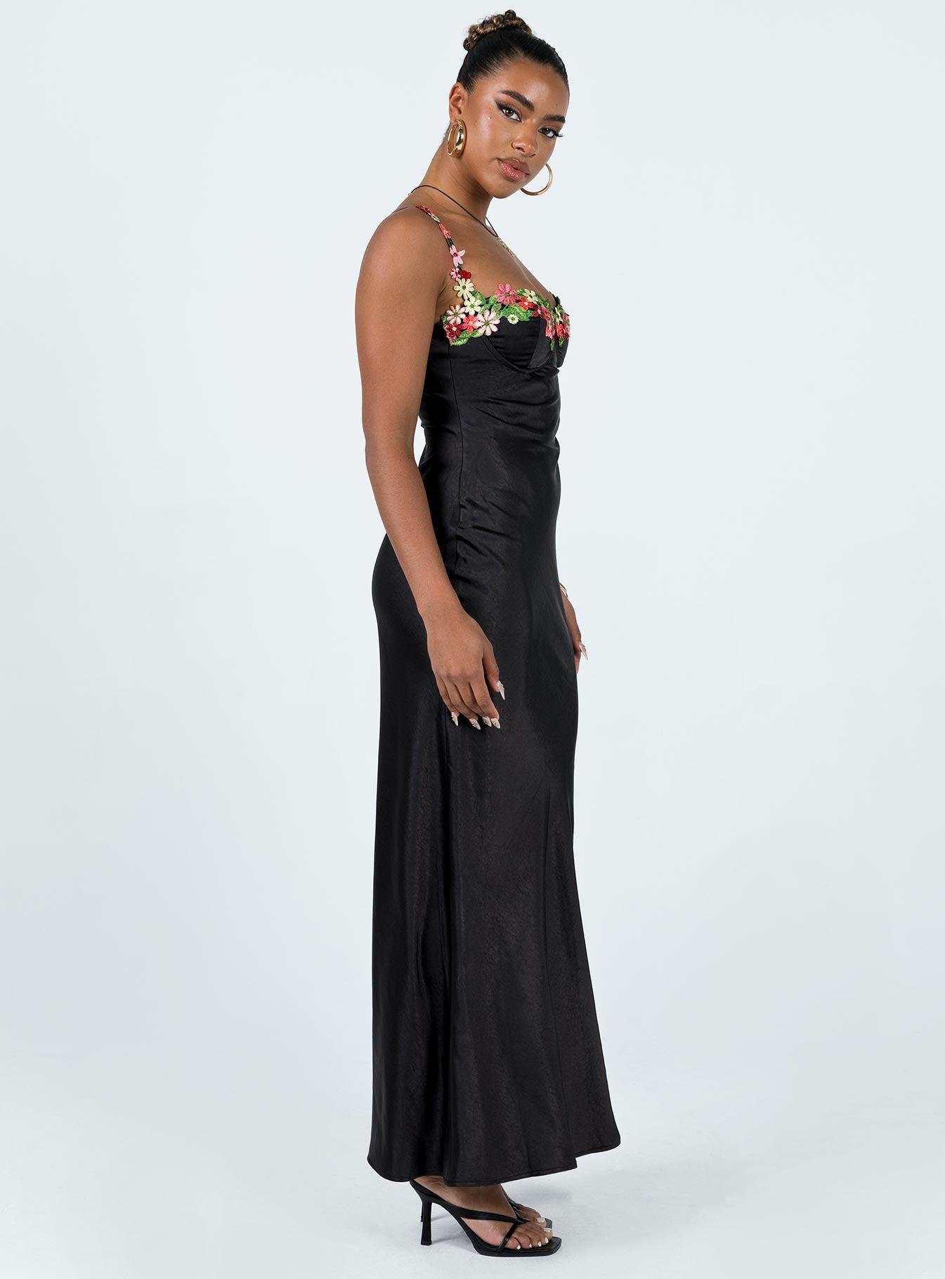 Kenzie Maxi Dress Black Product Image