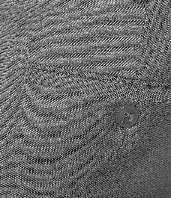 Roundtree & Yorke TravelSmart Luxury Gabardine Ultimate Comfort Straight Fit Non-Iron Flat Front Dress Pants Product Image