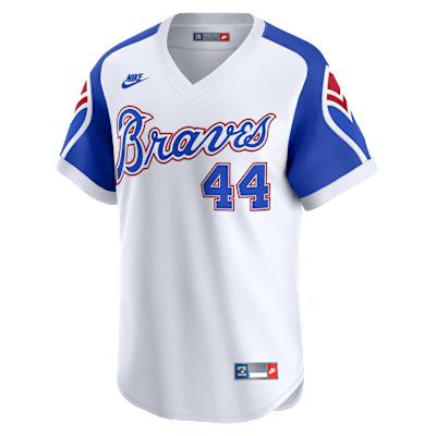 Hank Aaron Atlanta Braves Cooperstown Nike Mens Dri-FIT ADV MLB Limited Jersey | CO25ATC4QFJ-FP7 Product Image