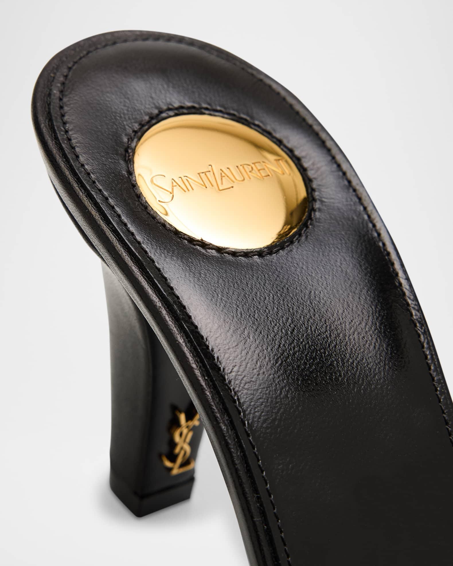 Jill Leather Crisscross Mule Sandals Product Image