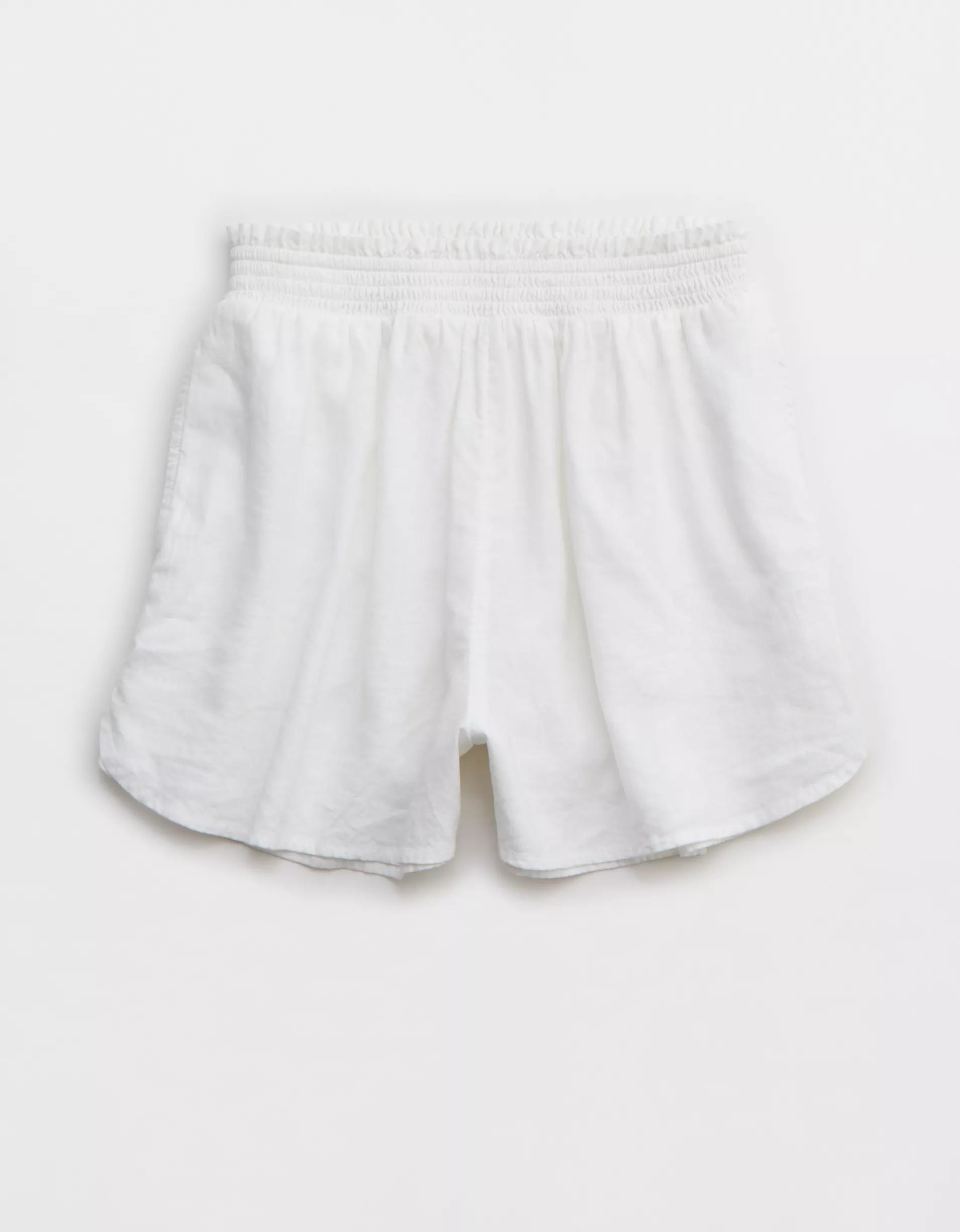 Aerie Linen Blend High Waisted Short Product Image