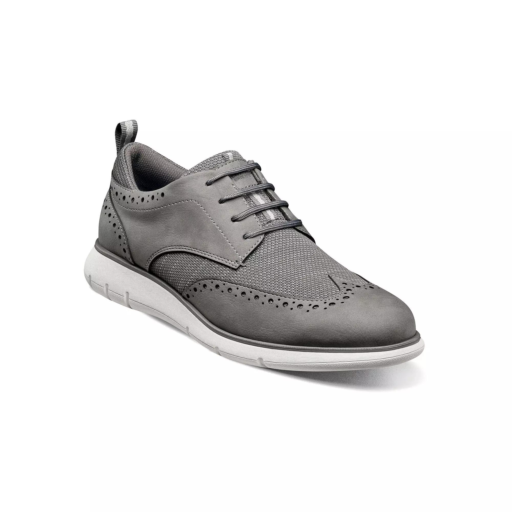 Nunn Bush® Stance Men's Wingtip Oxford Casual Shoes, Size: 11.5, Blue Team Product Image