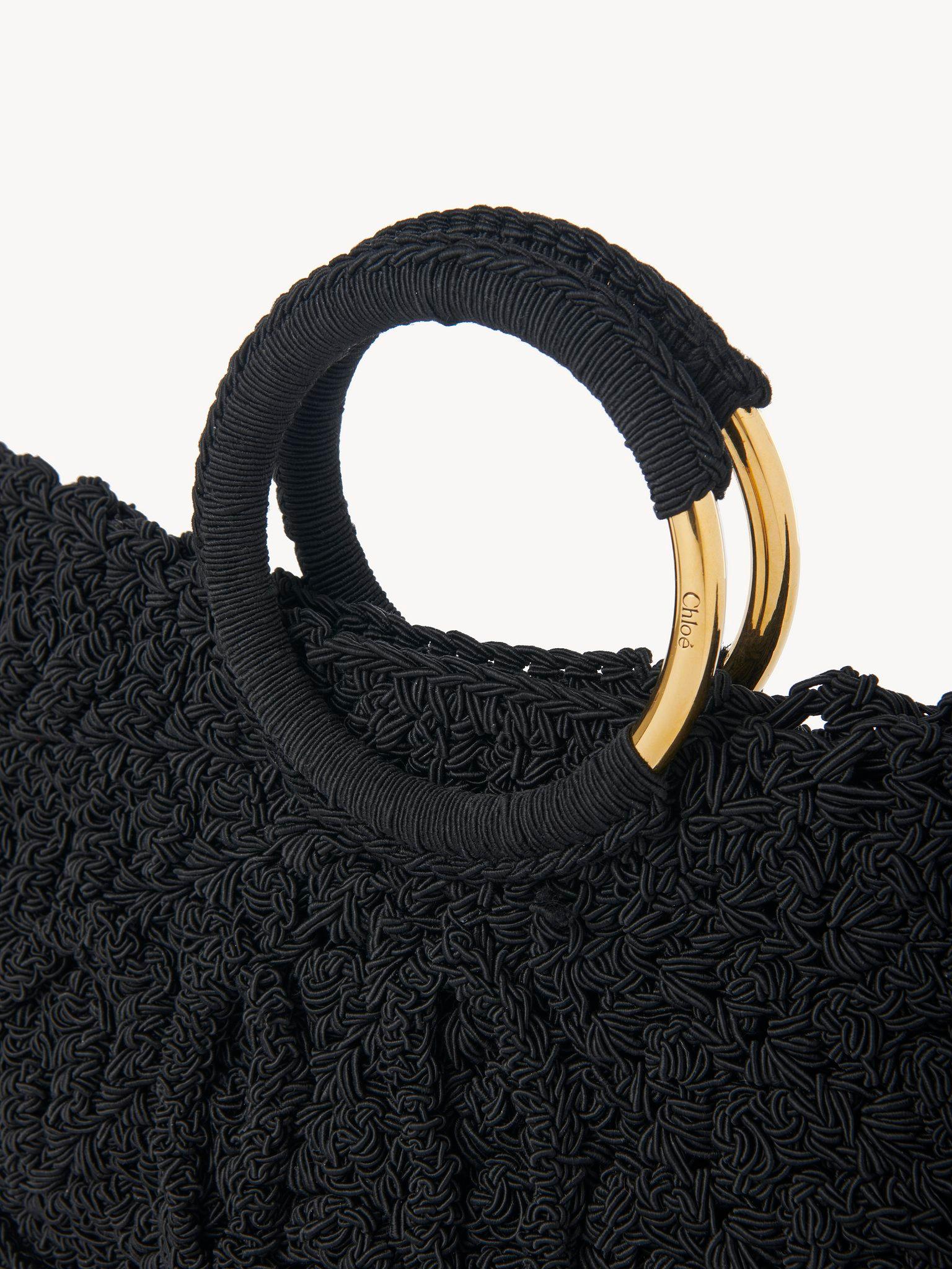 Small Bracelet Paravent tote bag in crochet Product Image