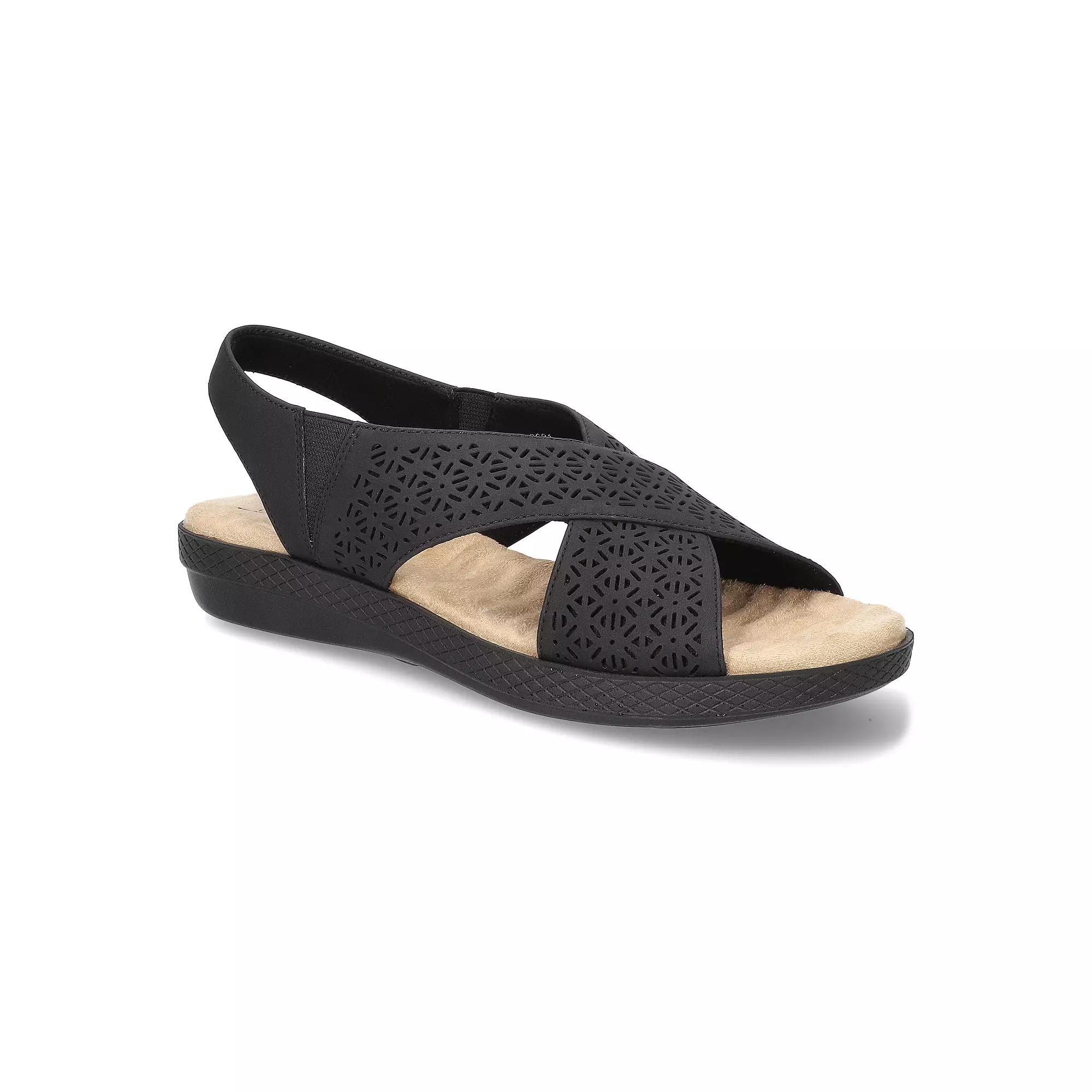 Easy Street Claudia Women's Slingback Sandals, Size: 8.5, Black Product Image