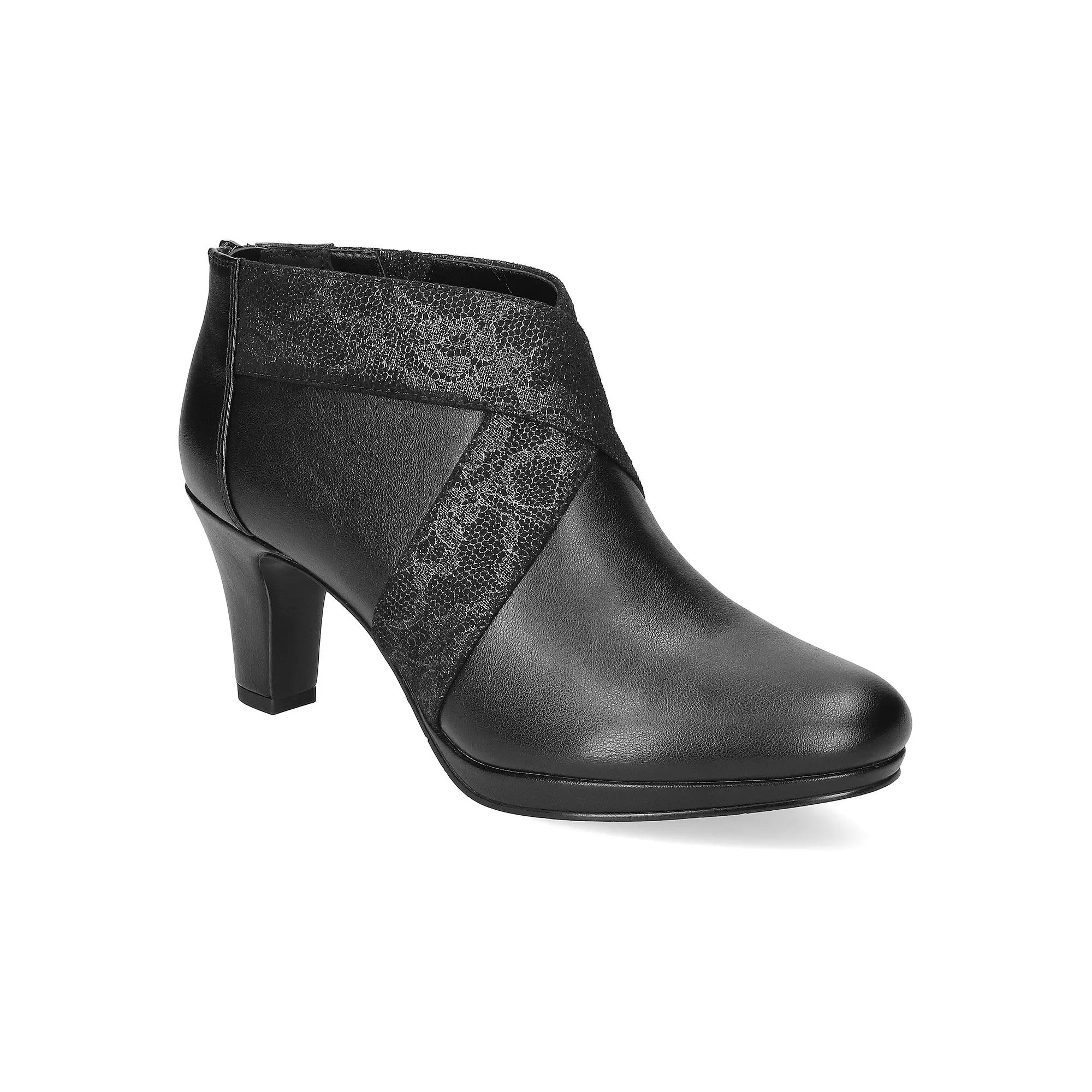 Easy Street Spice Women's Platform Dress Shooties, Size: 10, Black Lace Product Image