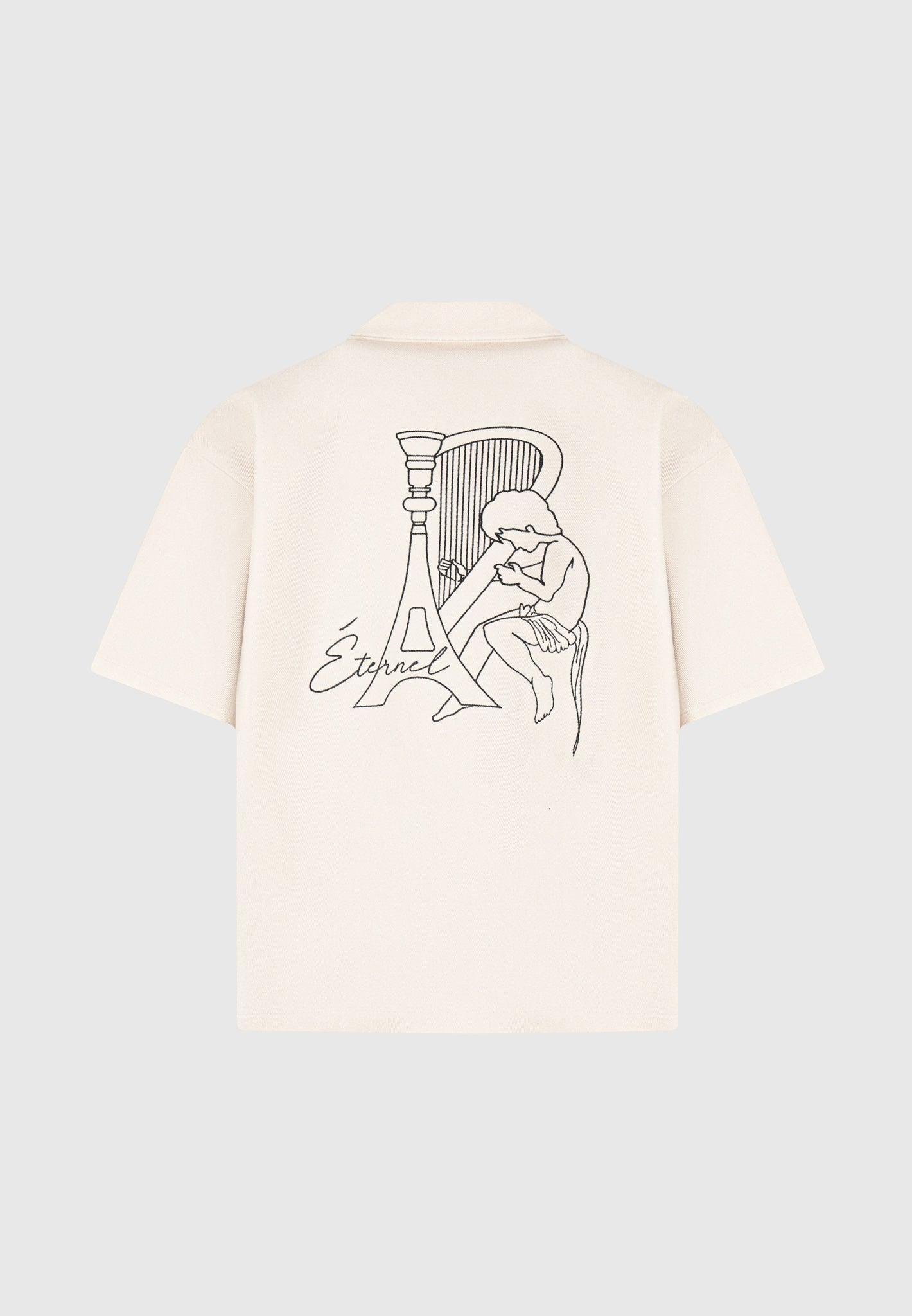 Eiffel Twill Shirt - Cream Male Product Image