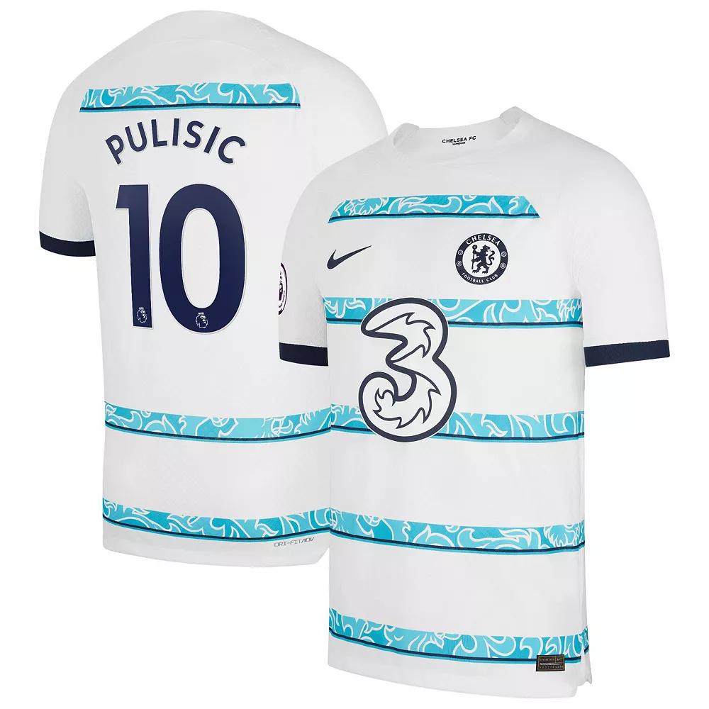 Mens Nike Christian Pulisic White Chelsea 2022/23 Away Vapor Match Authentic Player Jersey Product Image