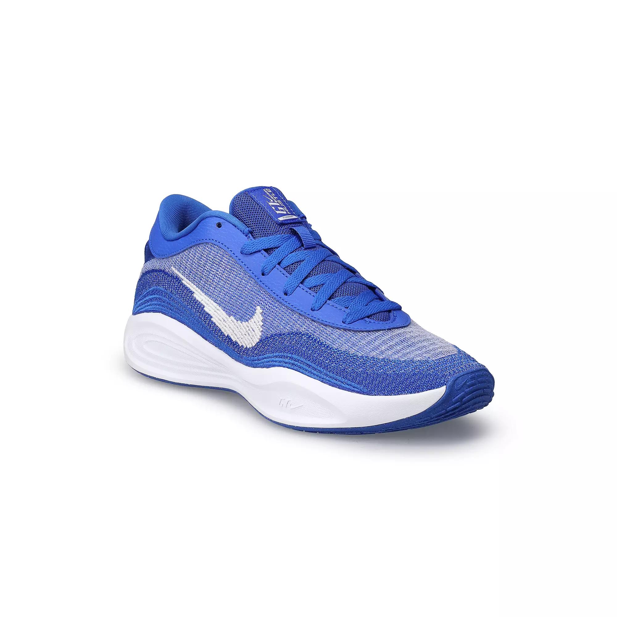 Nike G.T. Hustle Academy Men's Basketball Shoes, Size: 7.5, Game Royal White Product Image