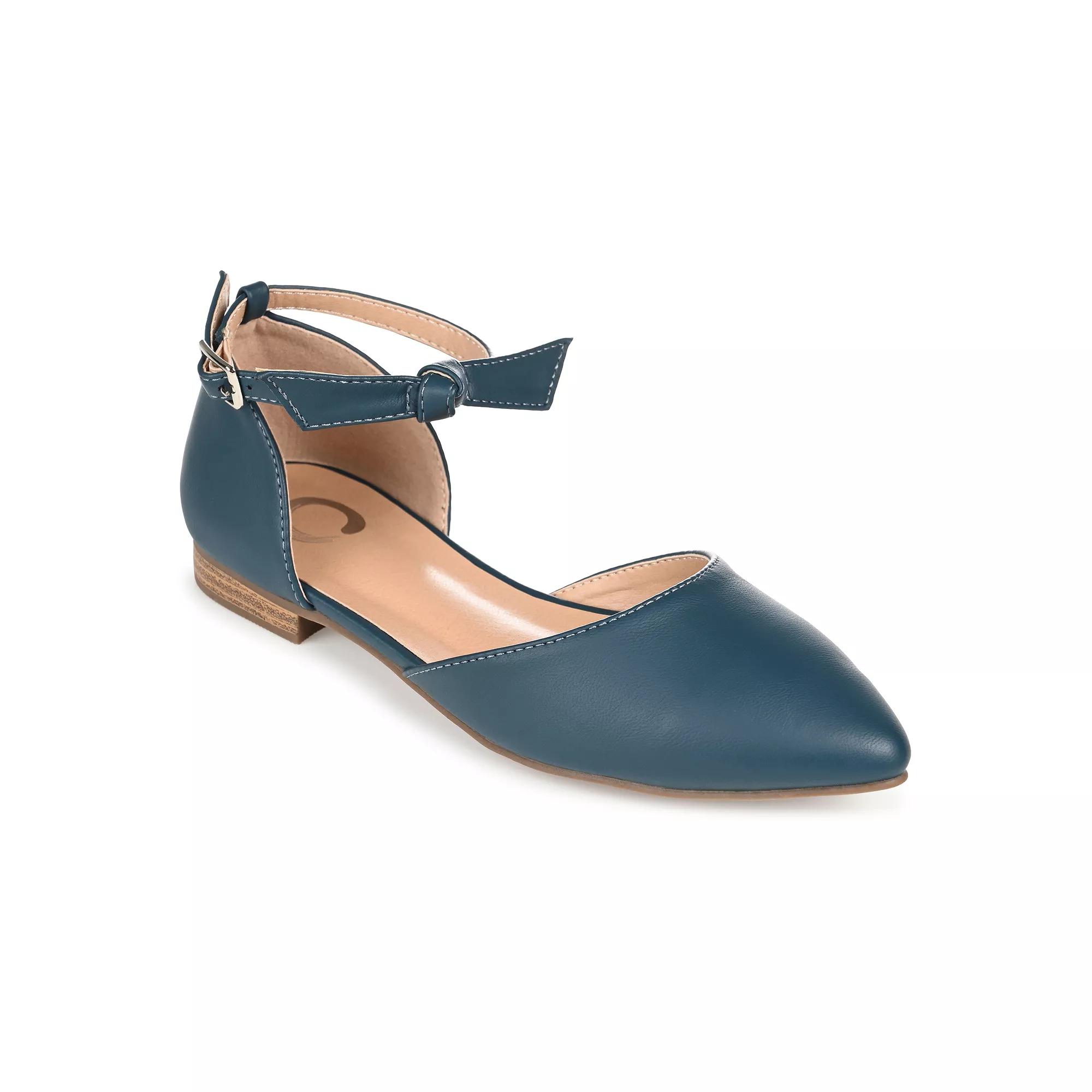 Journee Vielo Women's Flats, Size: 7.5 Wide, Blue Product Image