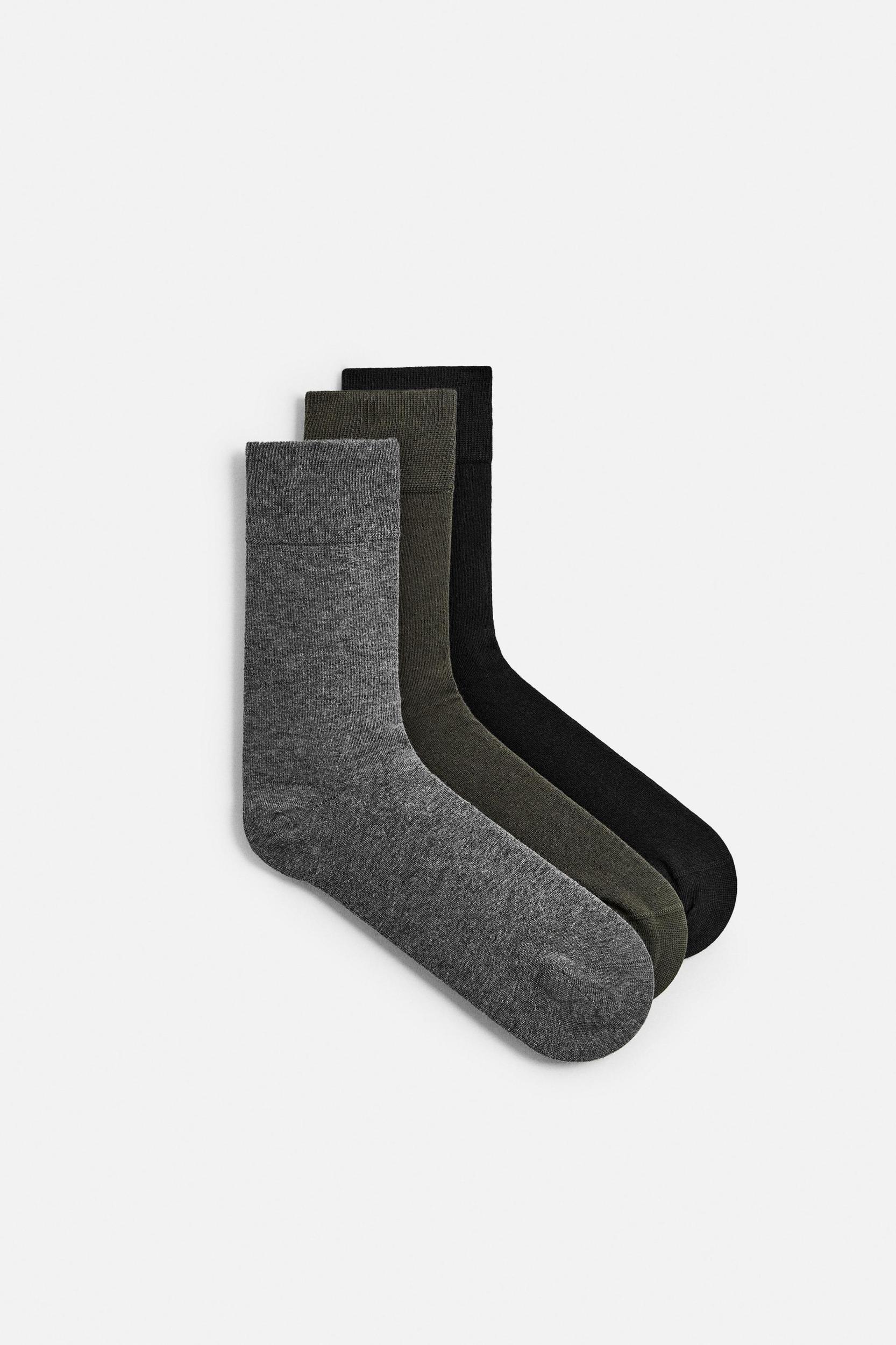 3-PACK OF TEXTURED SOCKS Product Image
