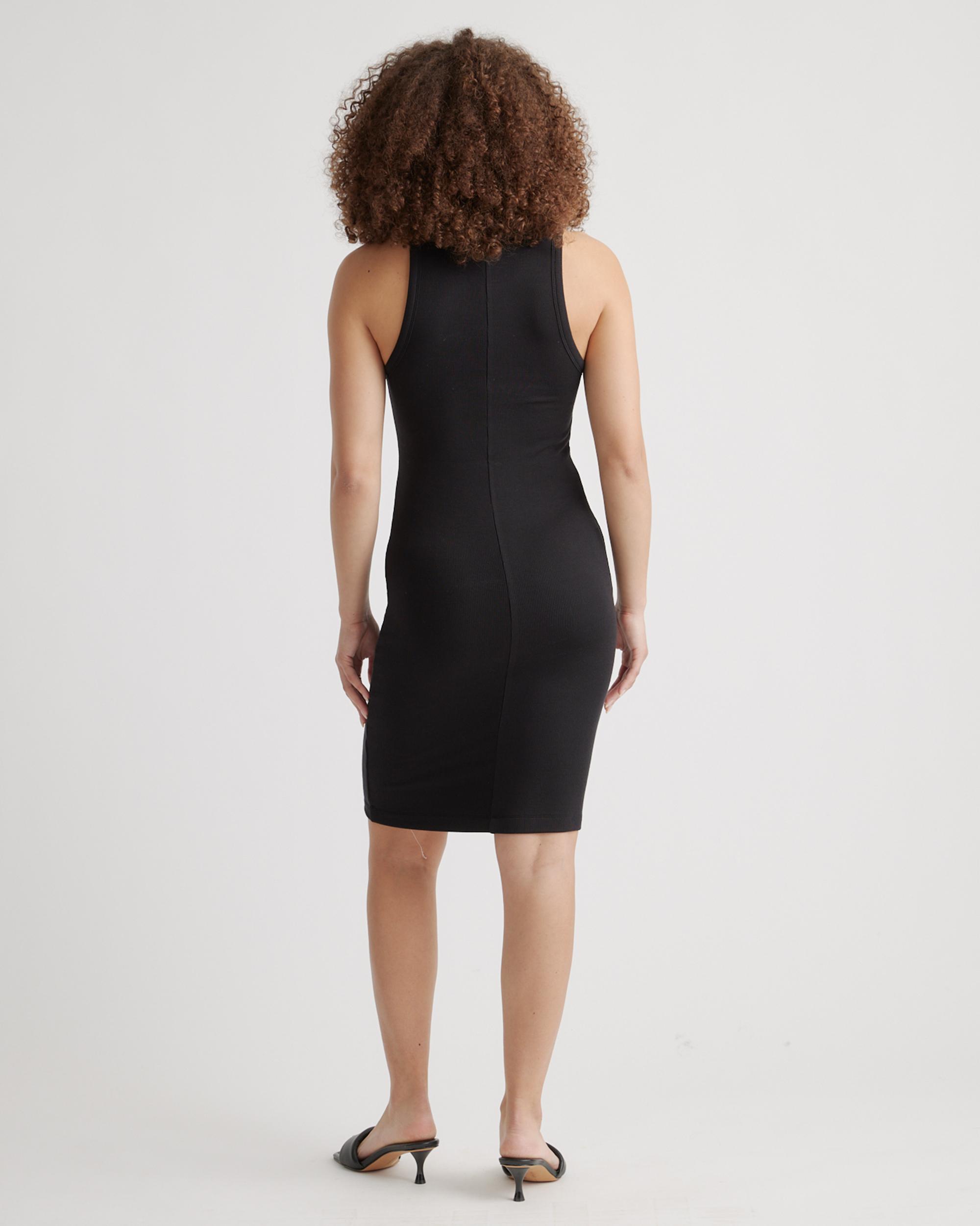 Quince | Women's Tencel Rib Knit Sleeveless Mini Dress Product Image