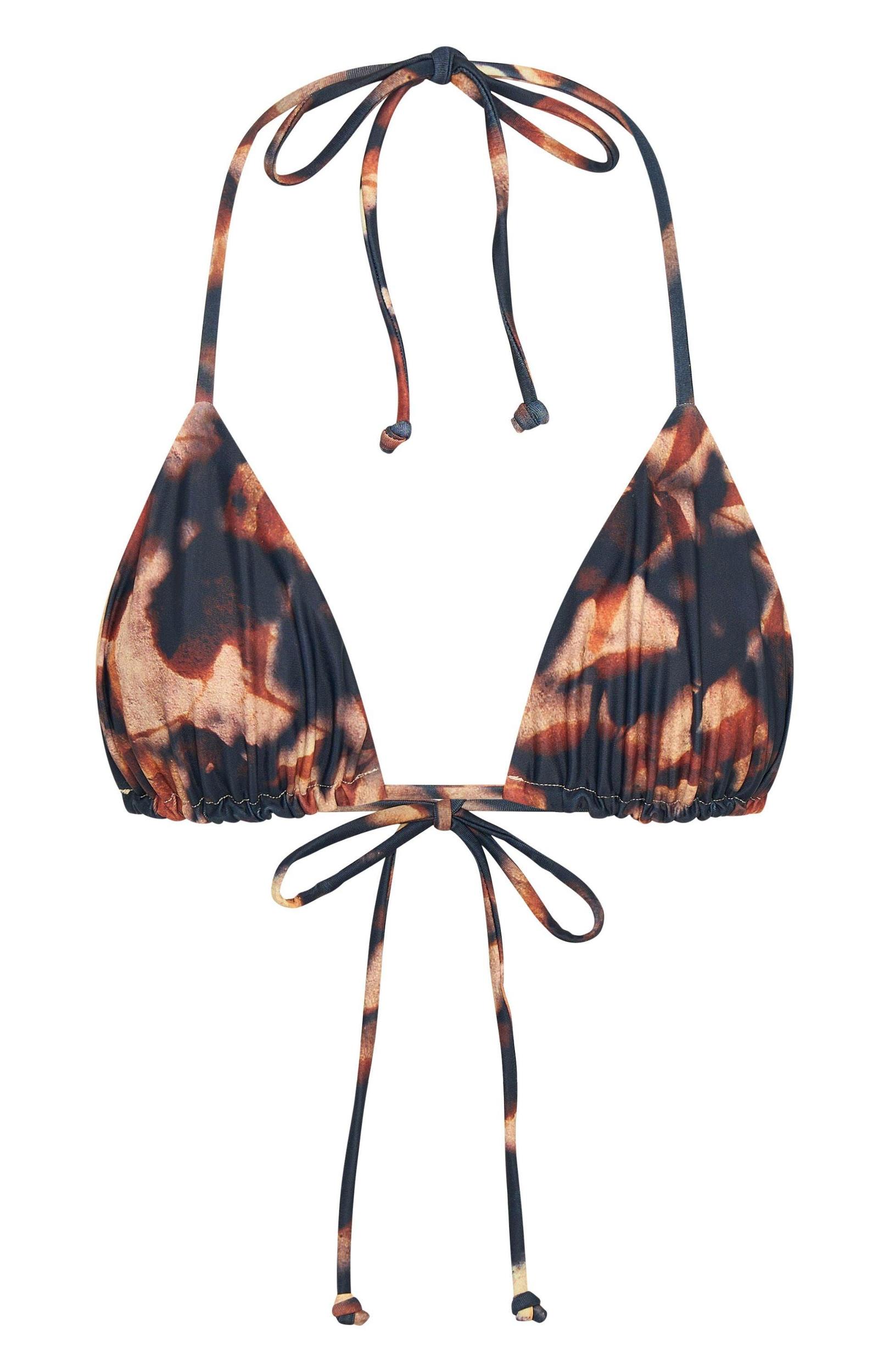 Golden Hour Bikini Top Autumn Leaves Product Image