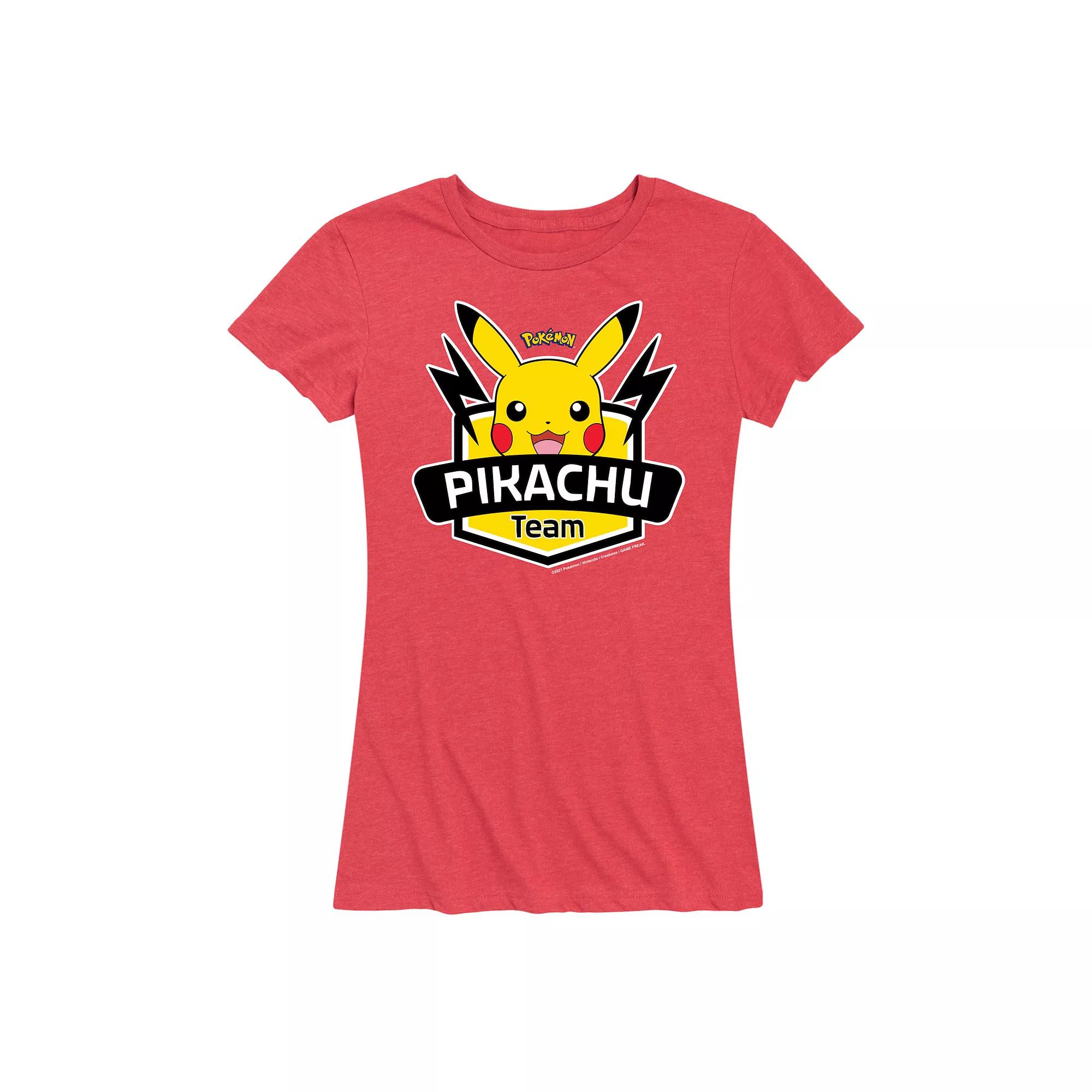 Women's Pokemon Team Pikachu Graphic Tee,  Product Image