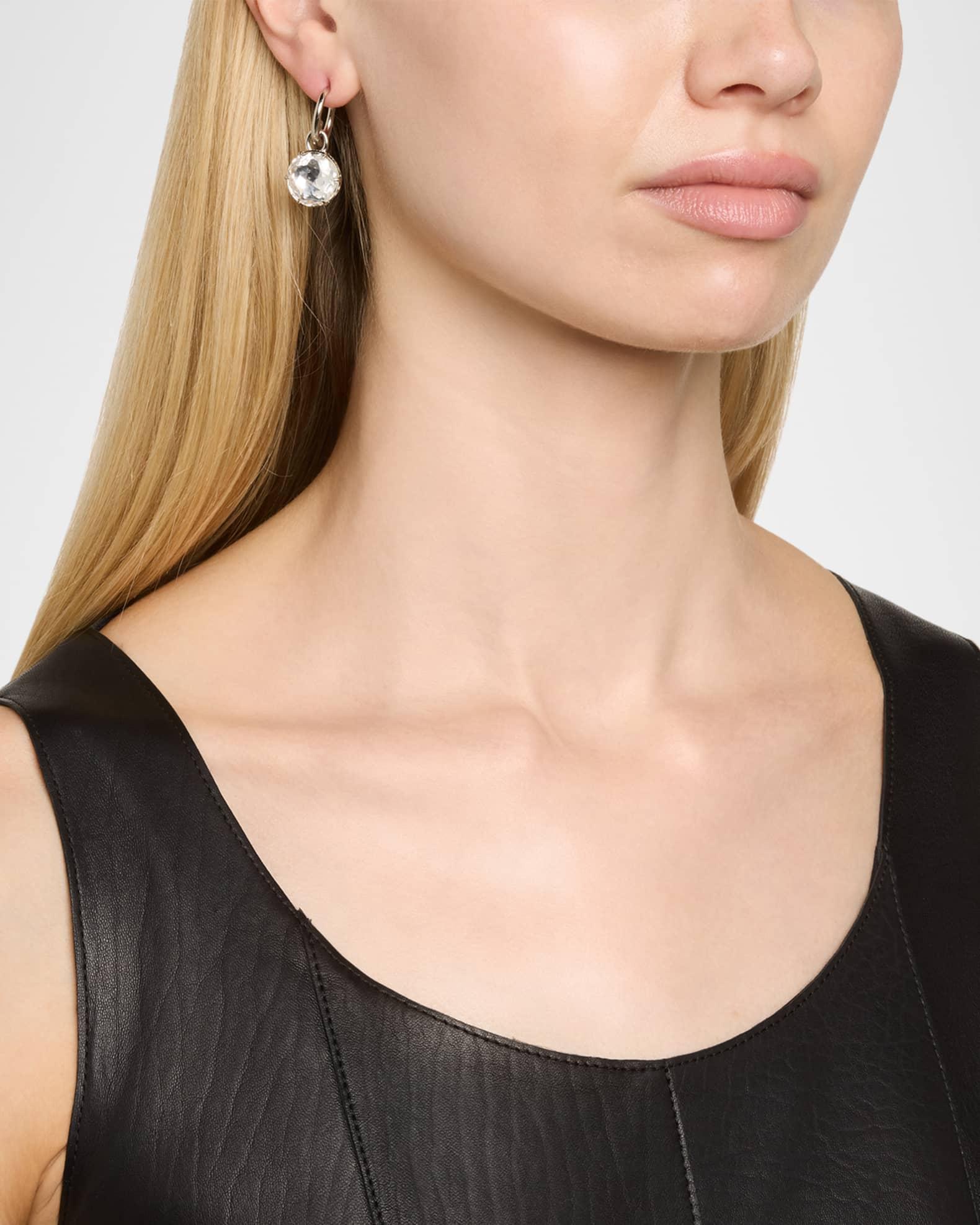 Crystal Mini Hoop Earrings Product Image