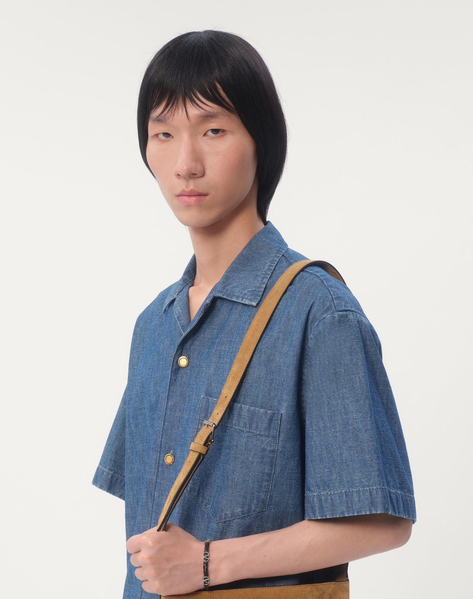 Denim Bowling Shirt Product Image