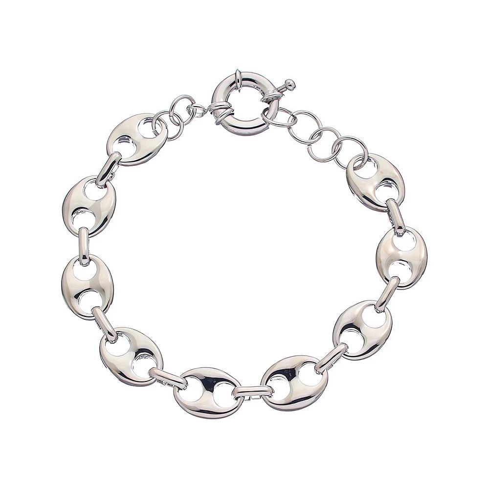 Juvell 18K Gold Plated Silver Tone Bracelet, Women's, Two Tone Product Image