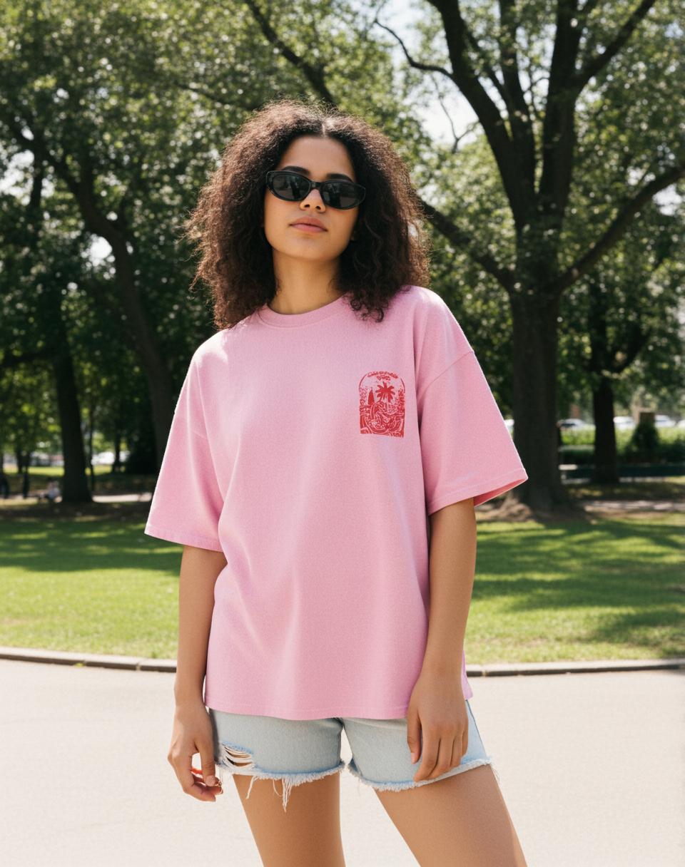 Sopula Everything Comes In Waves Casual Graphic Cotton T-shirt Product Image