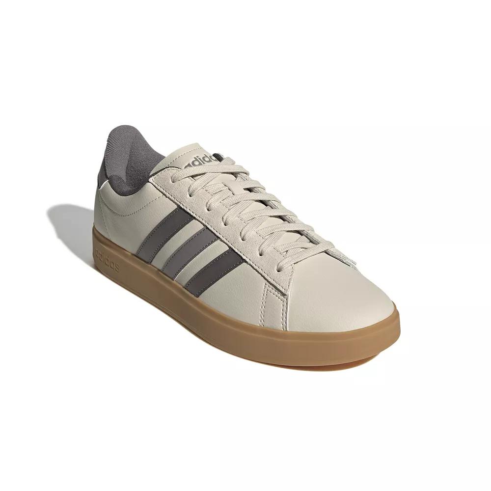 adidas Grand Court 2.0 Cloudfoam Men's Shoes, Size: 13, Alumina Grey Taupe Product Image