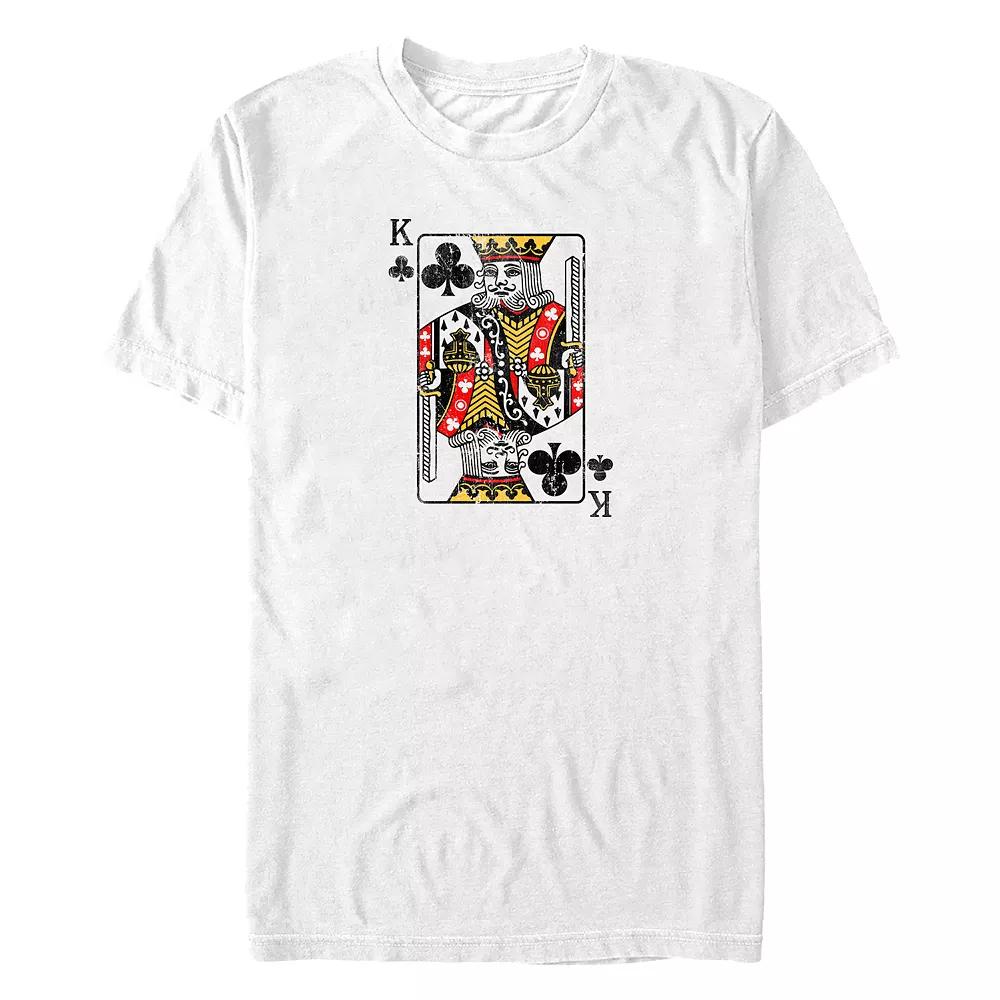 Big & Tall King Of Clubs Card Graphic Tee, Men's,  Product Image