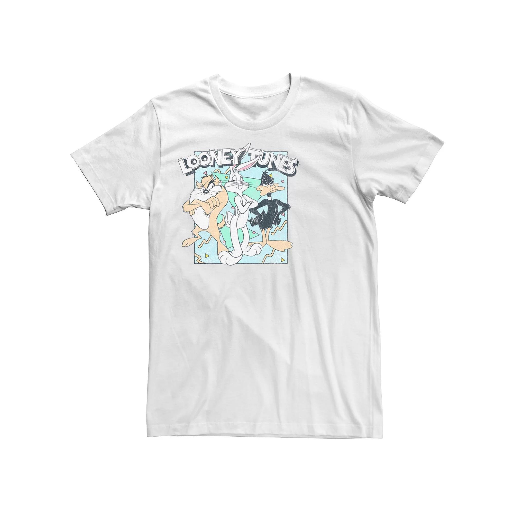 Men's Looney Tunes Tasmanian Bugs And Daffy Duck Tee,  Product Image