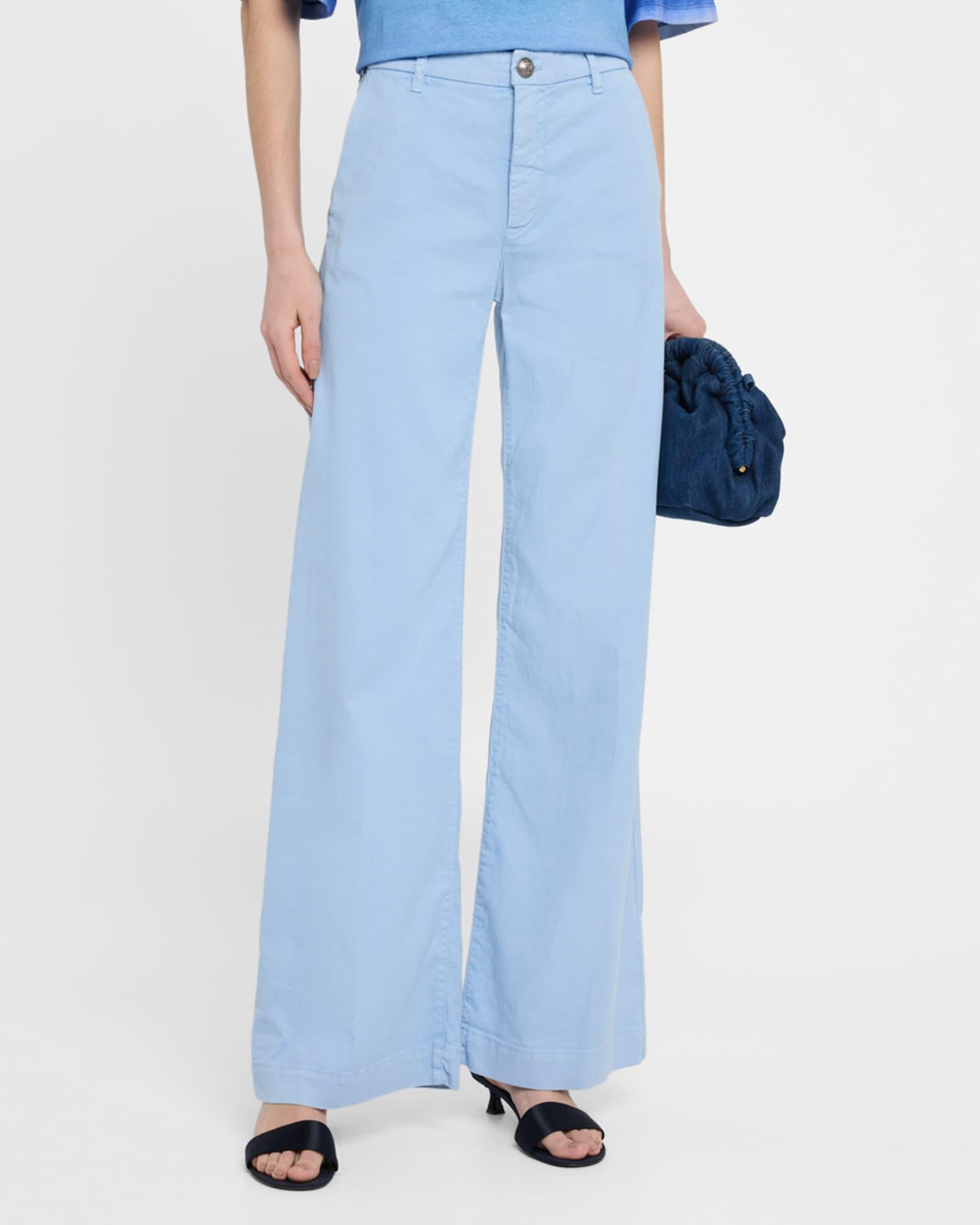 Shay Wide-Leg Linen Blend Pants Product Image