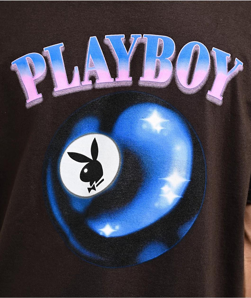 Color Bars x Playboy Billards Brown T-Shirt Product Image