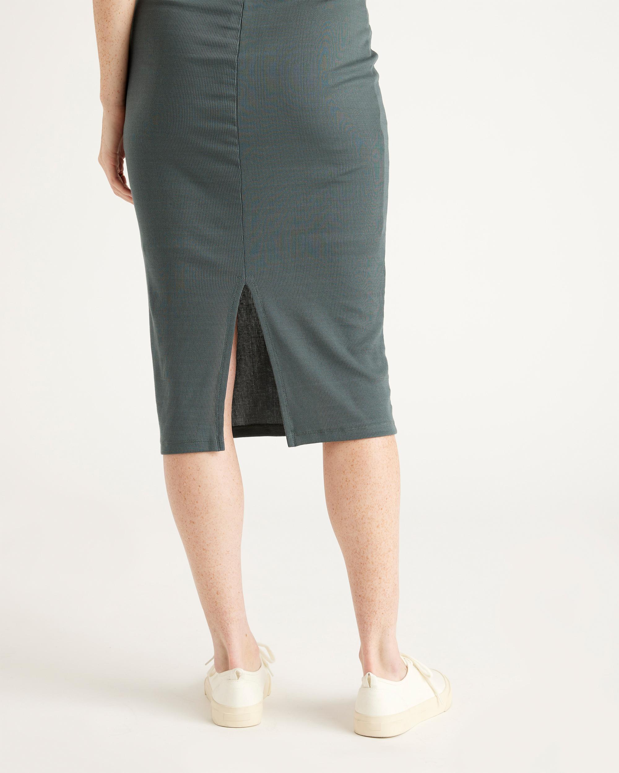 Quince | Women's Rib Knit Dress Size XL, Tencel Product Image