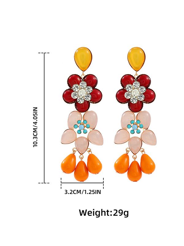 Geometric Drop Earrings Product Image