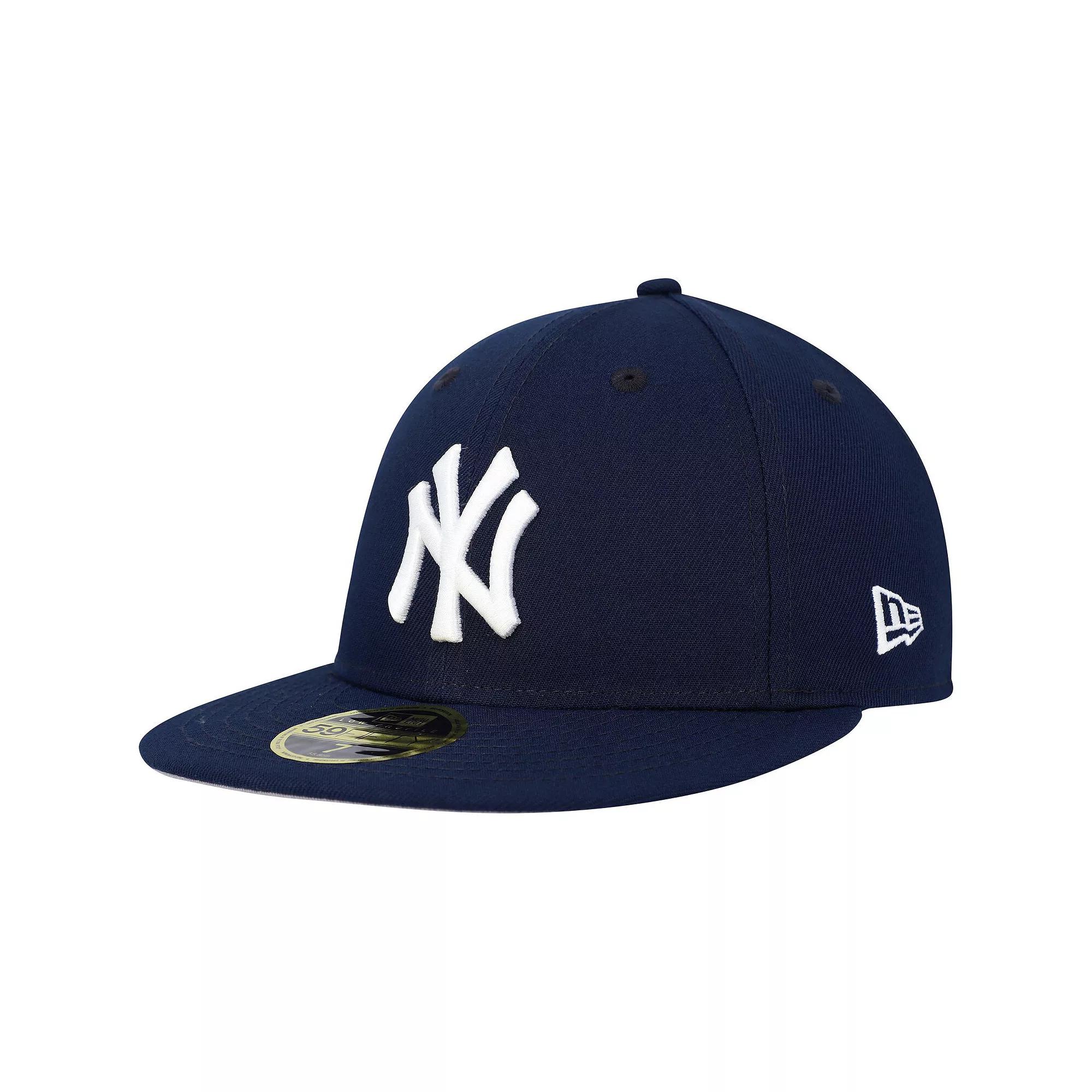Men's New Era Navy New York Yankees Oceanside Low Profile 59FIFTY Fitted Hat, Size: 7 1/8, Blue Product Image