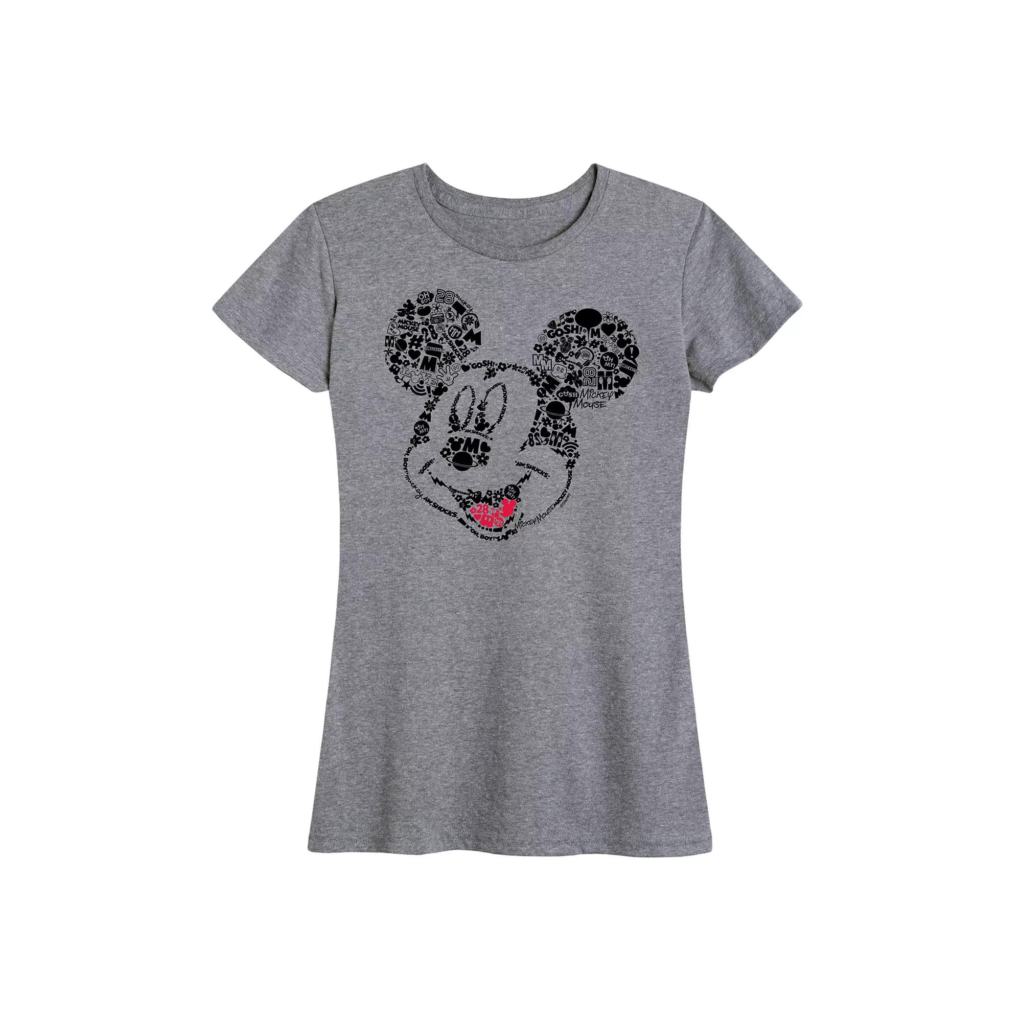 Disney's Mickey Mouse Women's Iconic Fill Graphic Tee,  Product Image