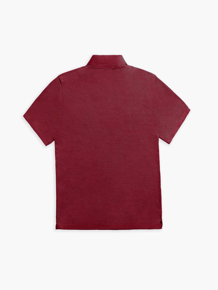 Men's Labs 3D Print-Knit Air Polo - Crimson Product Image
