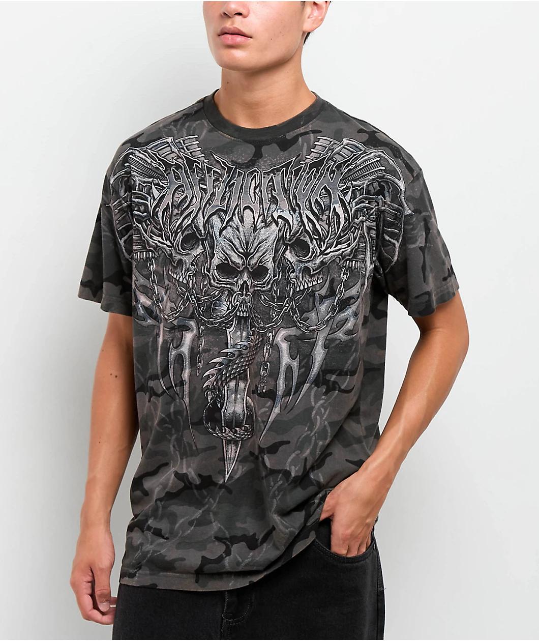 Affliction Primal Tech Black T-Shirt Product Image