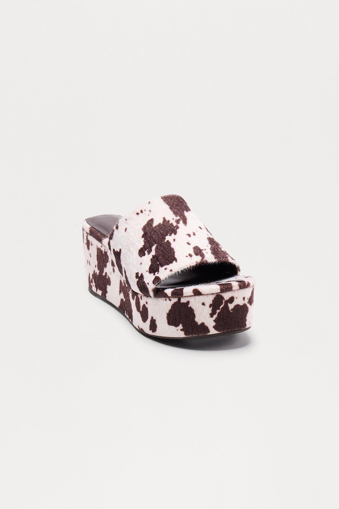 Cattle Platform Wedges - Brown/combo Female Product Image