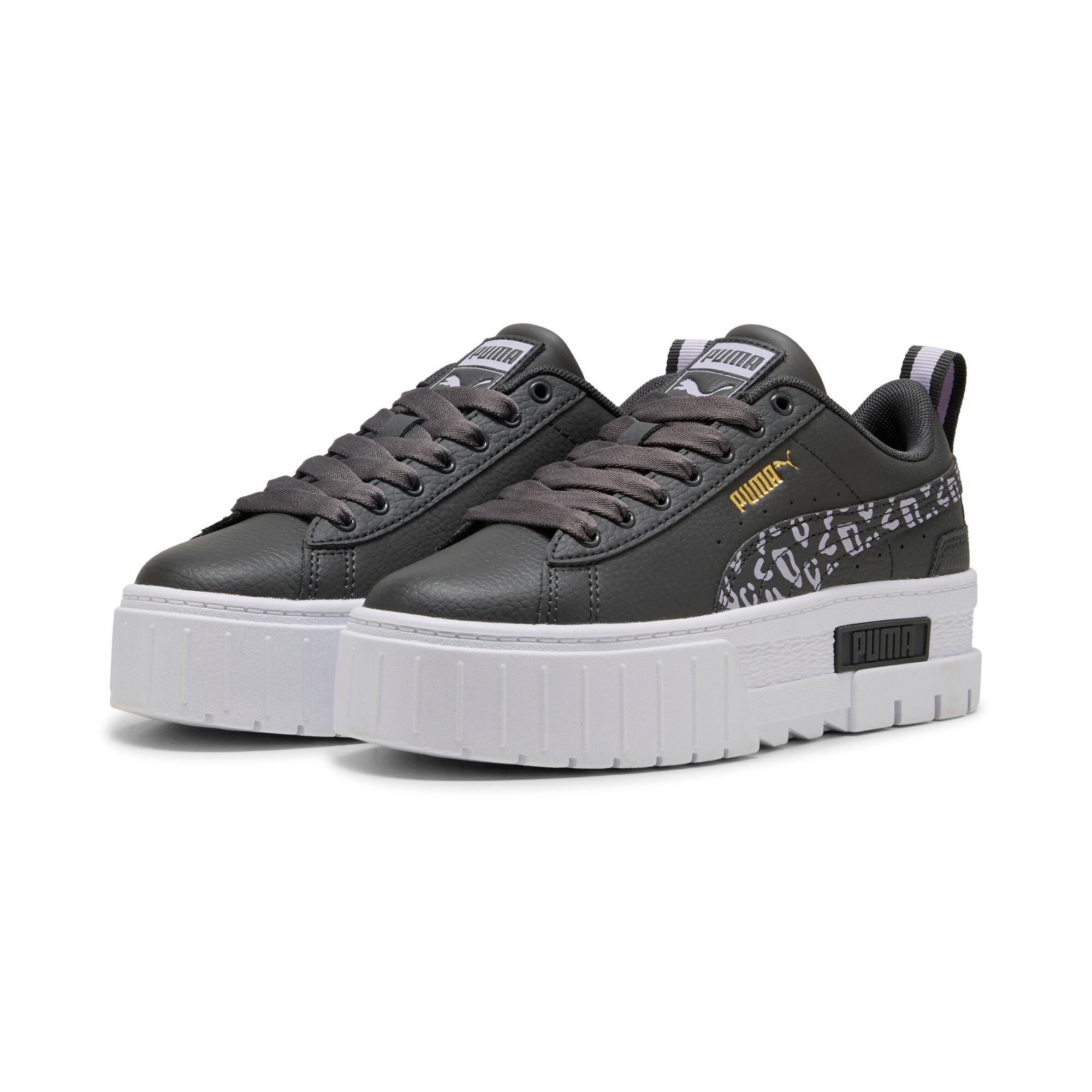 PUMA Mayze Wild Sneakers Big Kids in Grey Product Image