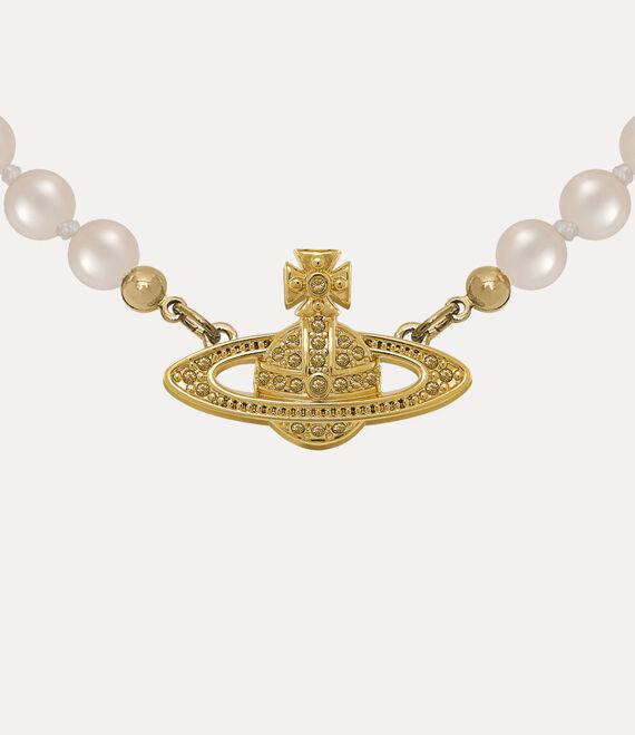 Mini Bas Relief Pearl Choker Product Image