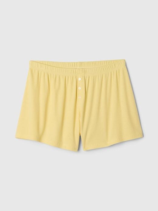 Mini Rib Relaxed PJ Shorts Product Image