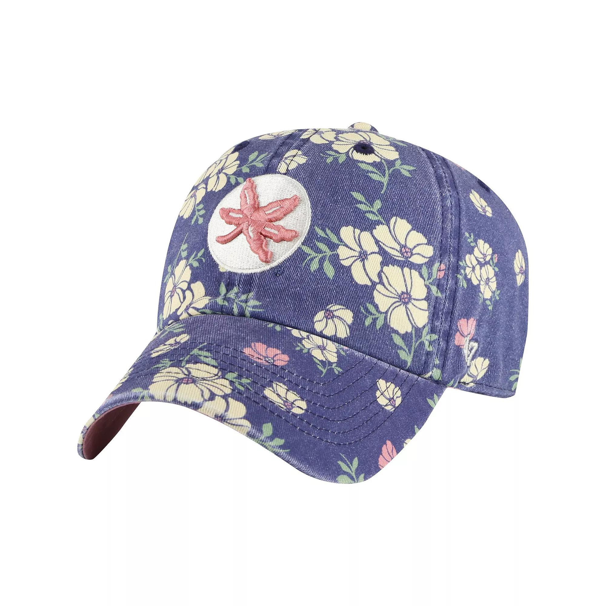 Women's '47 Navy Ohio State Buckeyes Primrose Clean Up Adjustable Hat, Blue Product Image