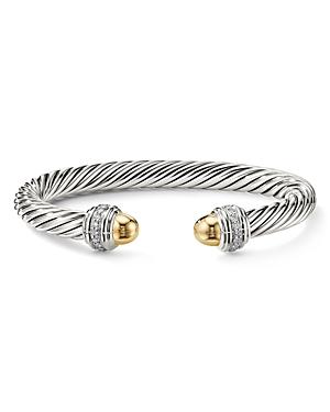 Womens Classic Cable Bracelet in Sterling Silver Product Image