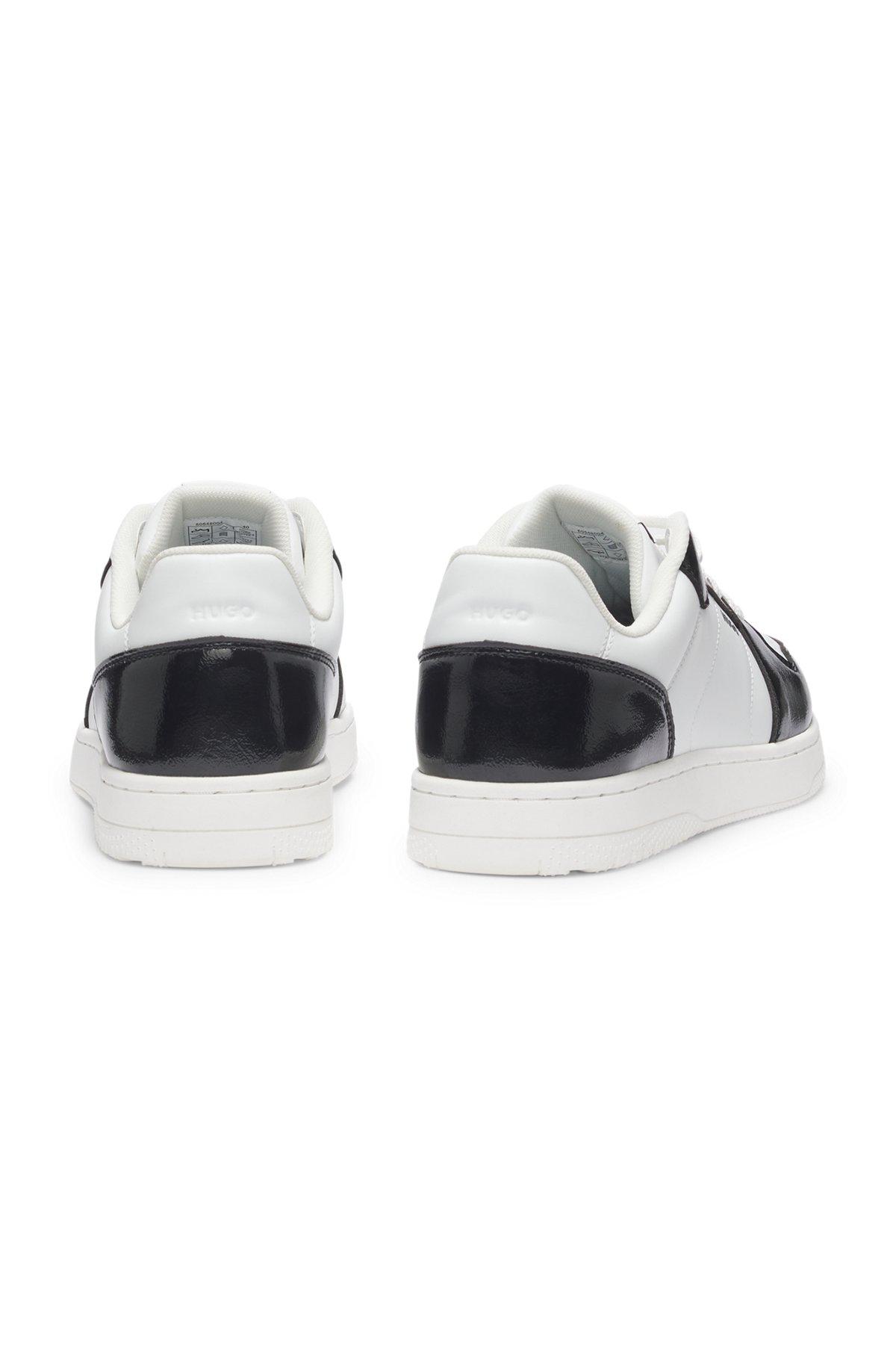 HUGO - Color-blocked trainers with logo details - White Product Image