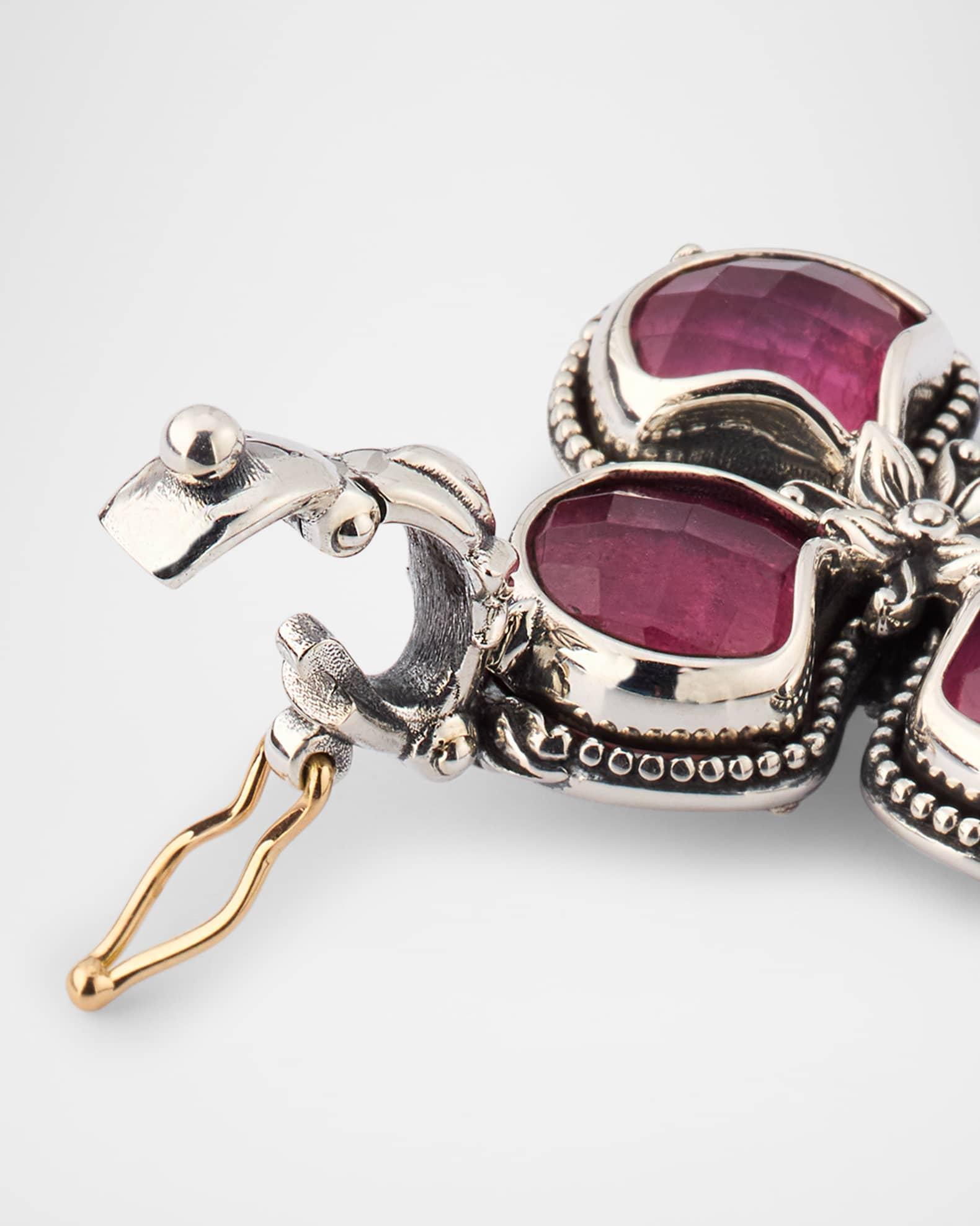 Ivy Rock Crystal, Strawberry Quartz and MOP Triplet Enhancer  Product Image