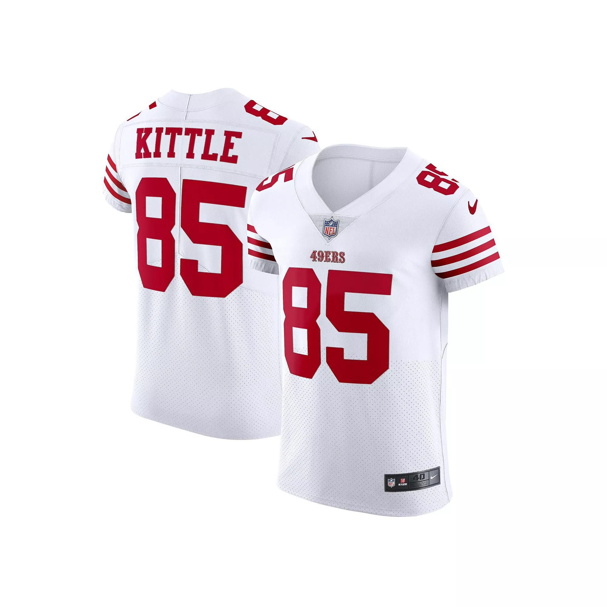 Men's Nike George Kittle White San Francisco 49ers Vapor Elite Jersey,  Product Image
