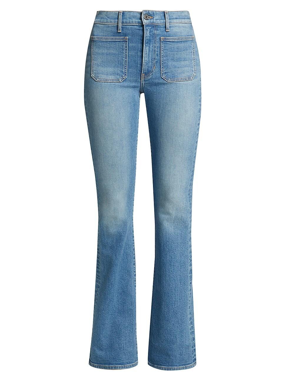 Womens Beverly High-Rise Skinny Flare Jeans Product Image
