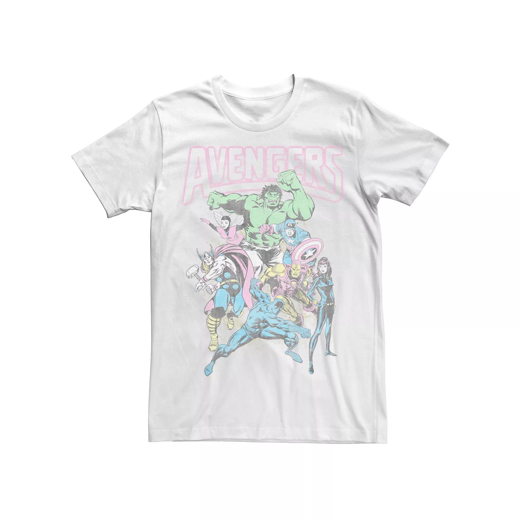 Men's Marvel Avengers Band Tee,  Product Image