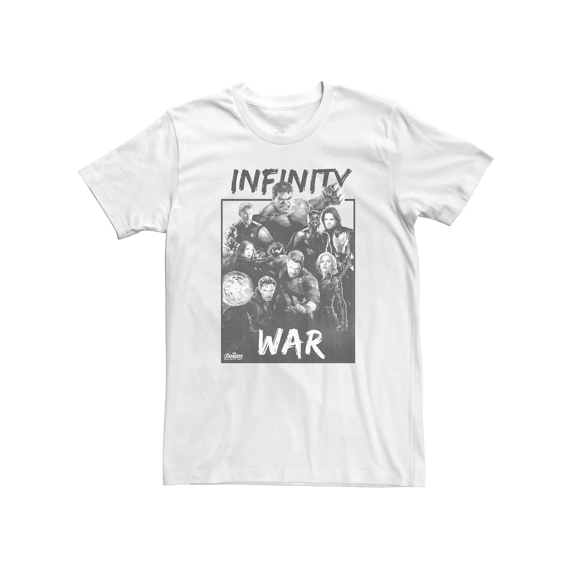 Men's Marvel "Avengers: Infinity War" Ornate Group Shot Tee,  Product Image