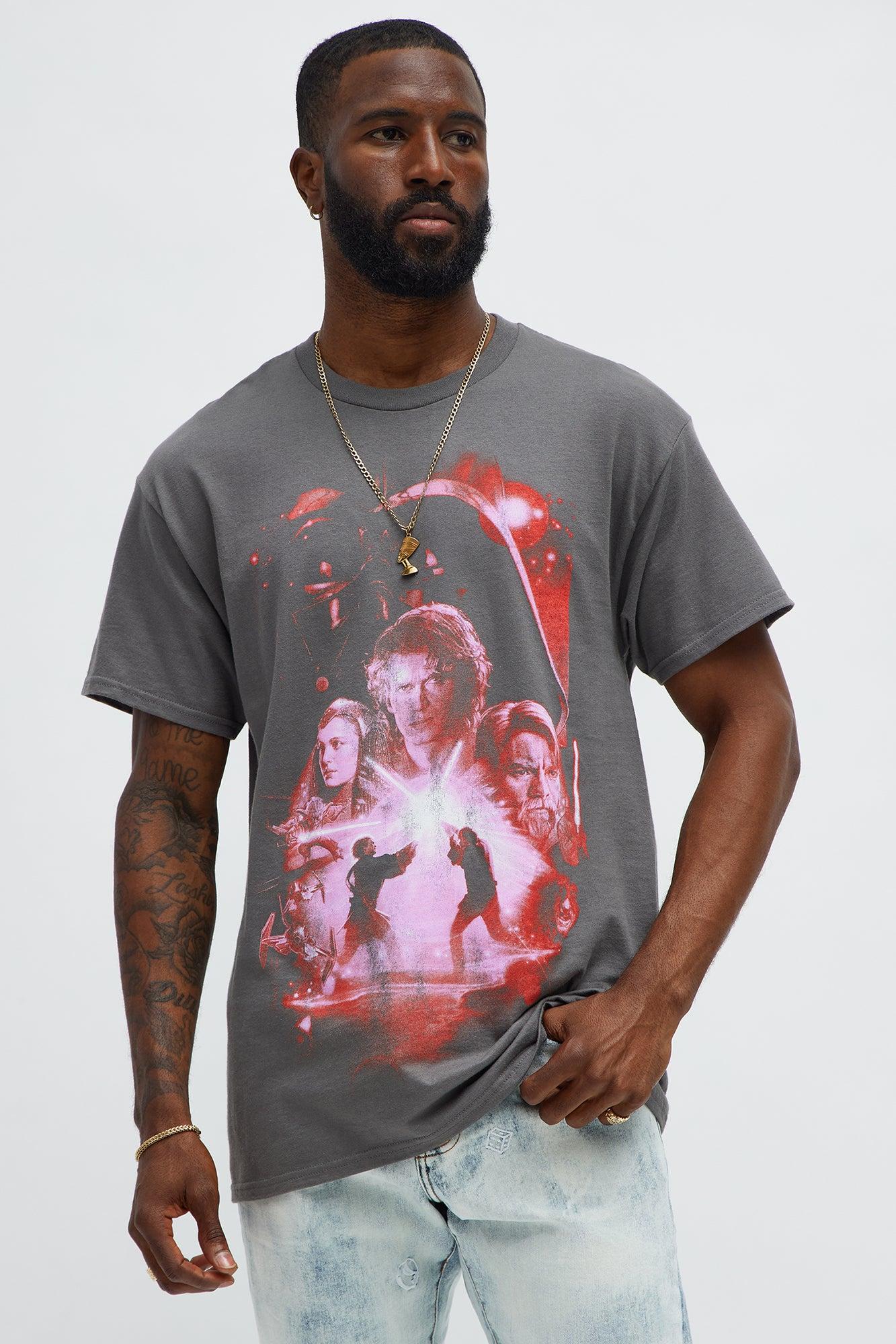 Star Wars Episode 3 Short Sleeve Tee - Charcoal Male Product Image