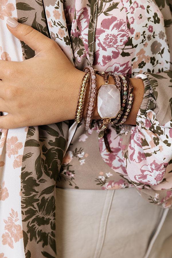 Beside The Fire Semi Precious Wrap Bracelet Product Image