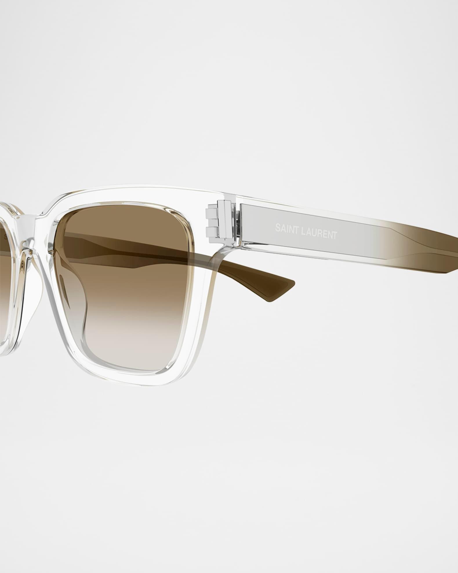 Men's Sl 790f Recycled Acetate Rectangle Sunglasses Product Image