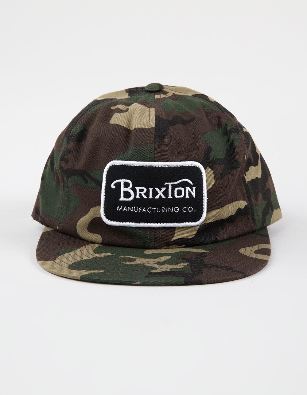 BRIXTON Grade Snapback Hat - CAMO Product Image